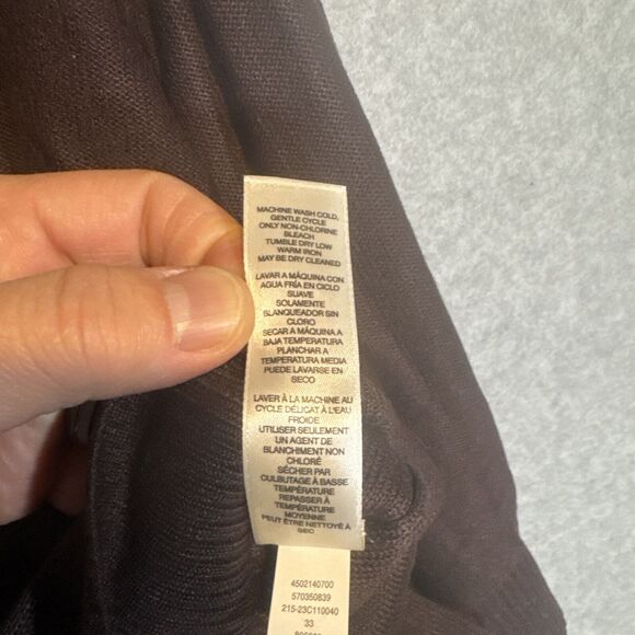 Chico’s Brown Grommet Sweater Women Size‎ 2 - Picture 5 of 11